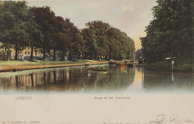 606557 Gezicht op de Stadsbuitengracht langs de Catharijnesingel te Utrecht.